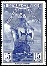 Spain 1930 Descubrimiento America 15 CTS Azul Edifil 537